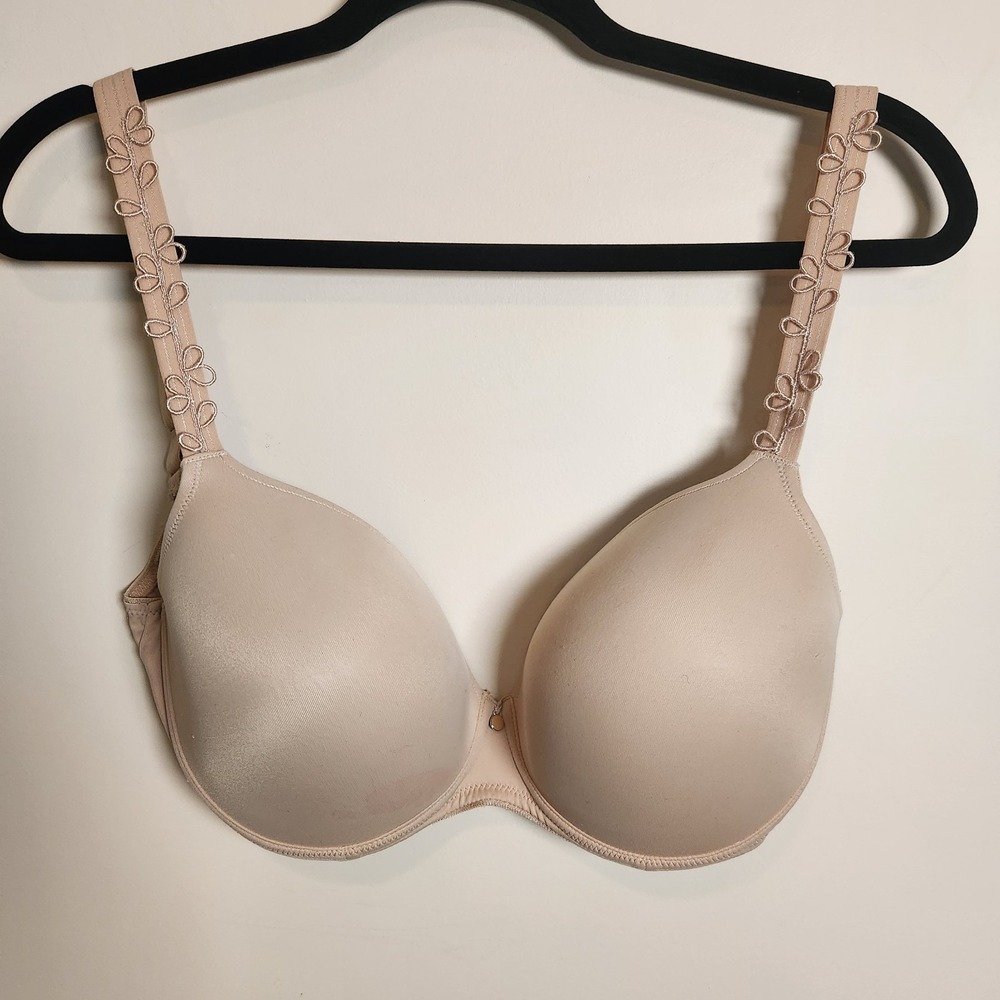 PrimaDonna Satin Smooth Spacer Bra 36F (36DDD) | Nude Beige Underwire Full Cover